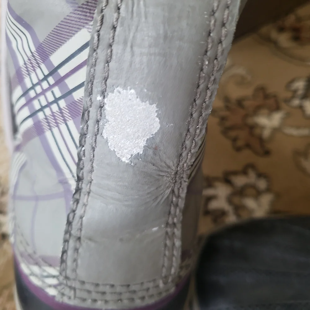 Sorel Boots 8 winter snow plaid 1964